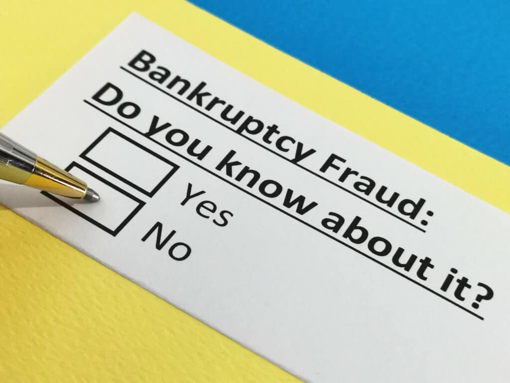 Bankruptcy Fraud Lawyer | Bankruptcy Fraud Examples