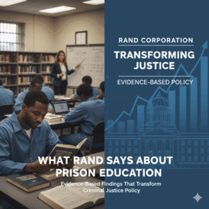 RAND Prison Education | Prison Education Reduces Recidivism