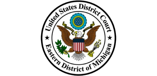 US District Court logo - Eastern District of Michigan