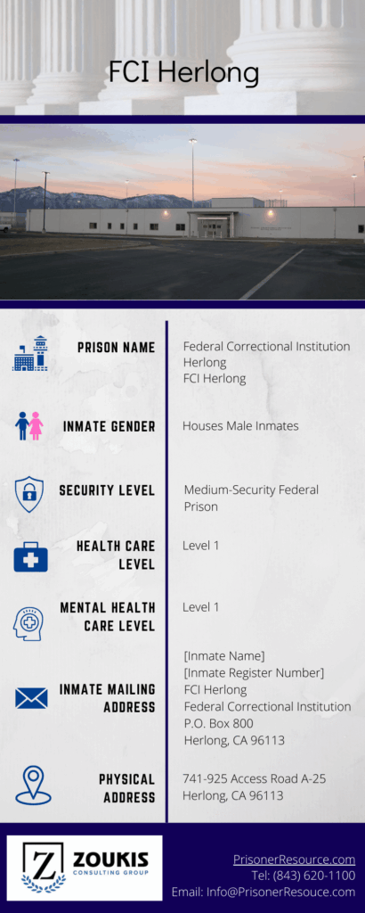 Fci Herlong Visitation Information for FCI Herlong CA Prison