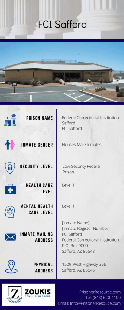 Visitation Information for FCI Safford