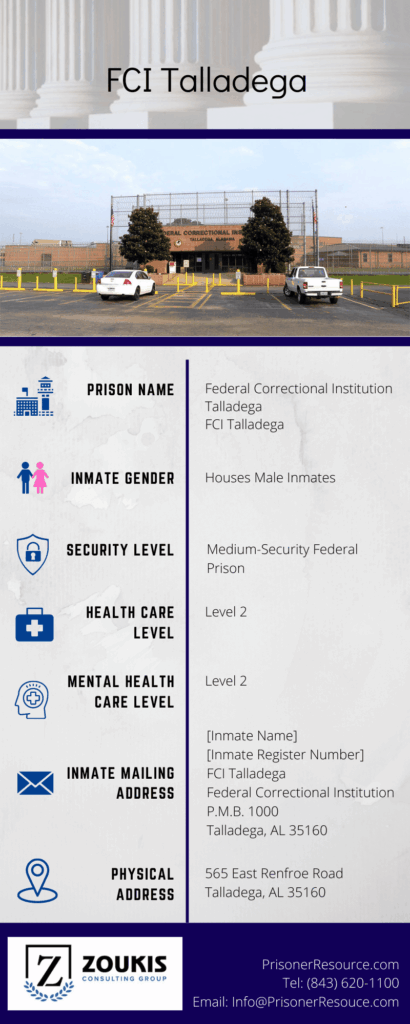 Visitation Information for FCI Talladega