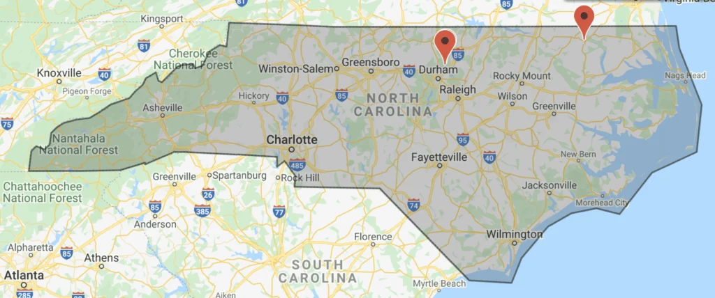 North Carolina Federal Prisons