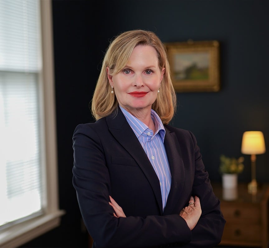 Elizabeth Franklin-Best, Founder & Principal Attorney at Elizabeth Franklin-Best P.C., in the firm's office.