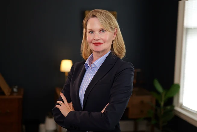 Elizabeth Franklin-Best, Founder & Principal Attorney at Elizabeth Franklin-Best P.C., in the firm's office.