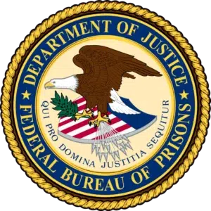 Seal of the Federal Bureau of Prisons.